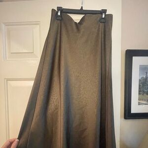 Rachel Zoe Olive Green Leopard Print Skirt